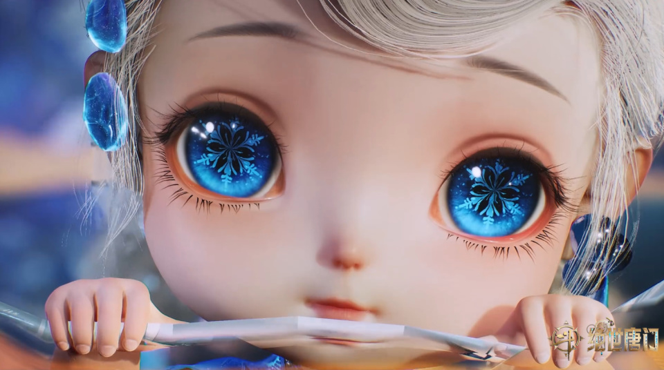 绝世唐门:小雪女首次登场,众人是何反应,霍雨浩脸红了