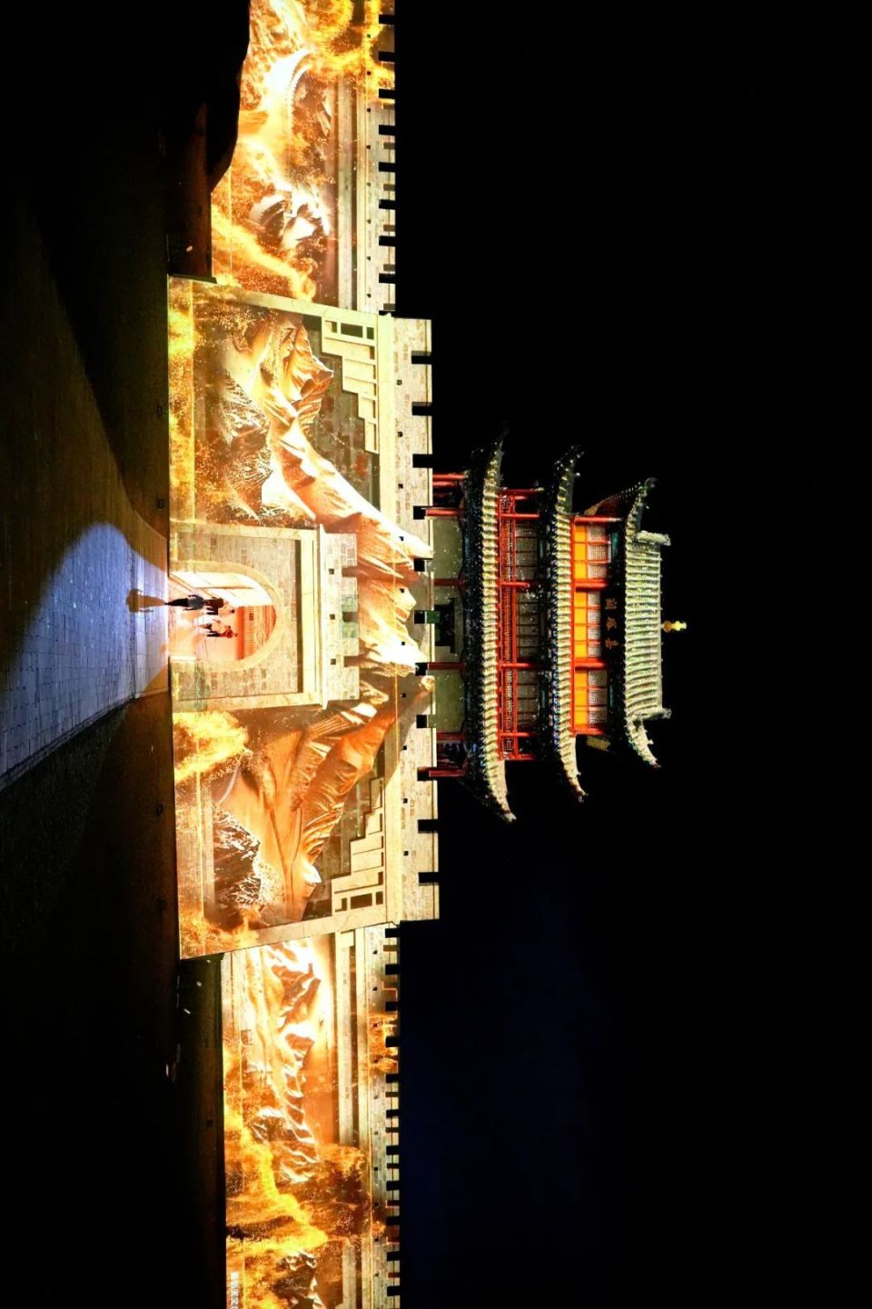 嘉峪关关城夜游灯光剧震撼来袭!