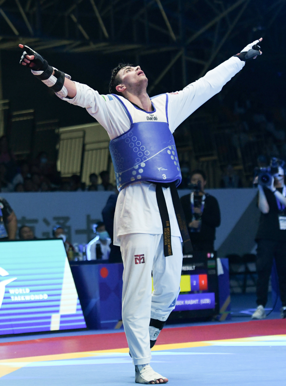 体育跆拳道世界大满贯冠军系列赛暨奥运直通卡赛乌兹别克斯坦选手拉希
