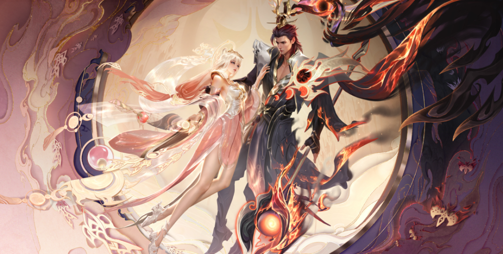 吕布&貂蝉情人节限定,仙偶风颜值拉满,双传说限定值得入手吗?