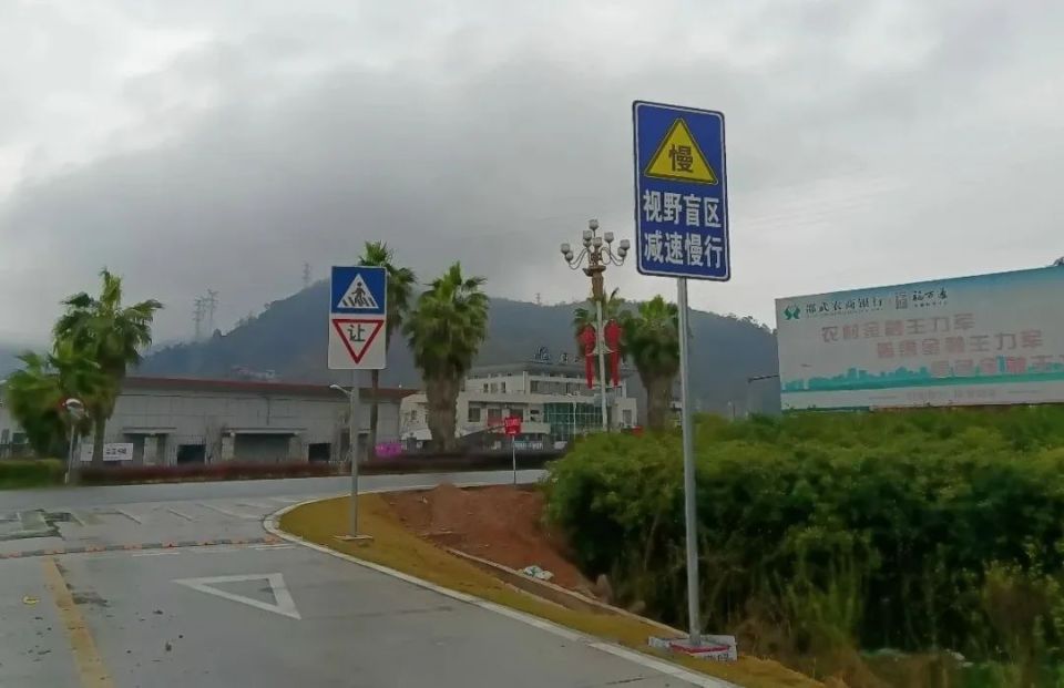 安全视线的树枝,杂草,堆放物等,予以清理,修剪,确保路口视线的通透