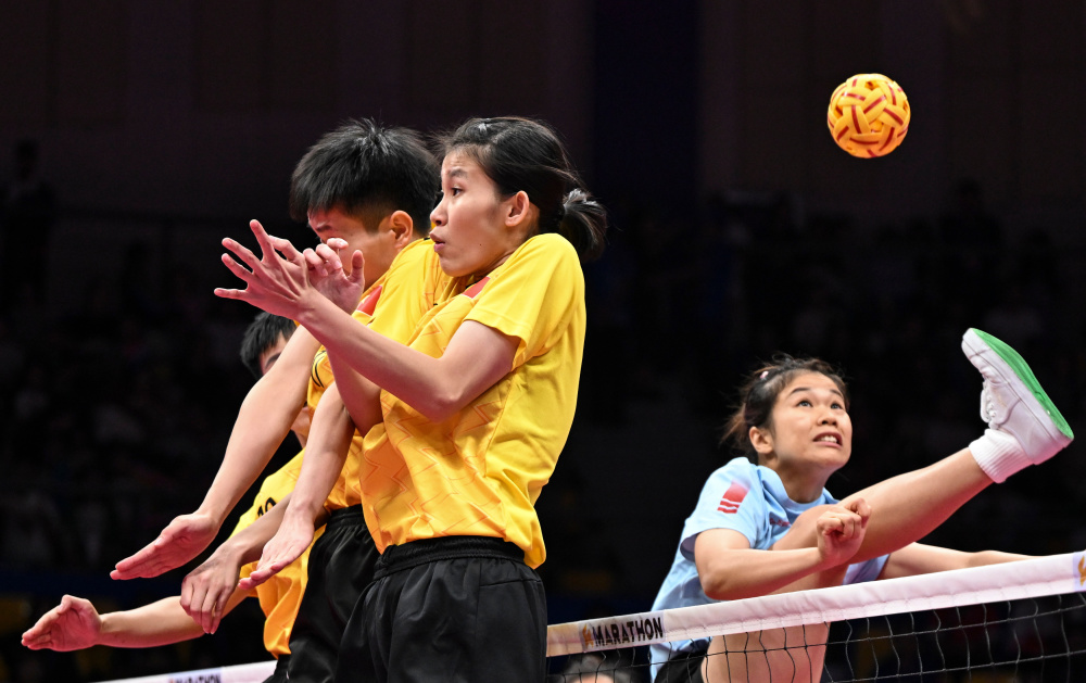 藤球——女子四人半决赛:中国队获季军_腾讯新闻