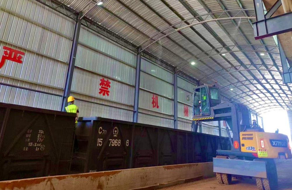 长沙新港铁水联运提效降本  开通首月货运量环比增加144%