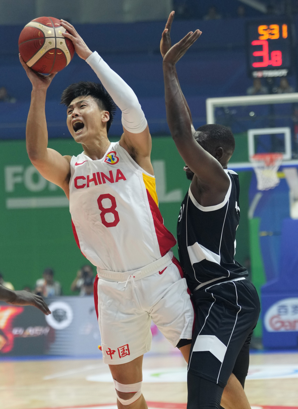 (体育)篮球——世界杯:中国队不敌南苏丹队