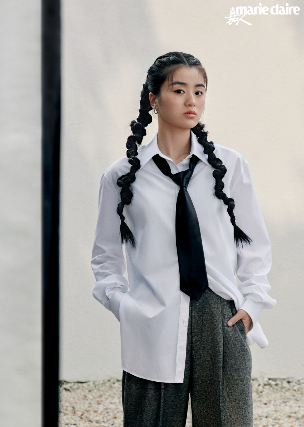 白雨露 在顶峰眺望