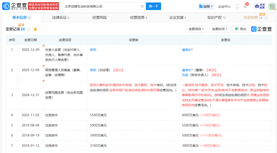 豆瓣CEO杨勃卸任豆瓣互动高管_腾讯新闻