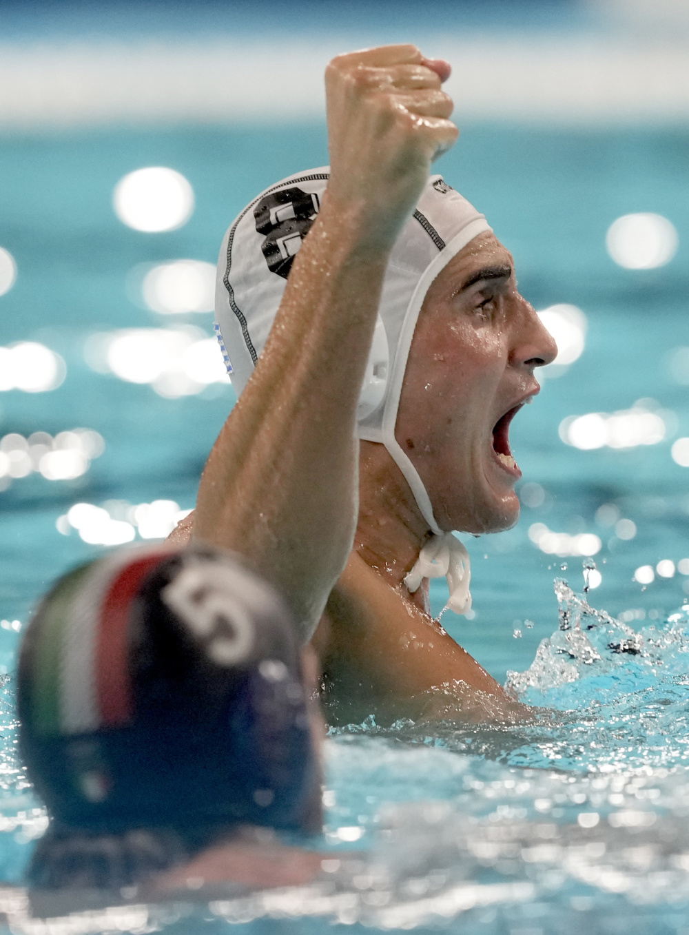 巴黎奥运会丨水球——男子小组赛:希腊胜意大利