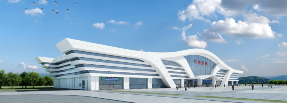 渝昆高铁江津北站主体结构完成-腾讯新闻