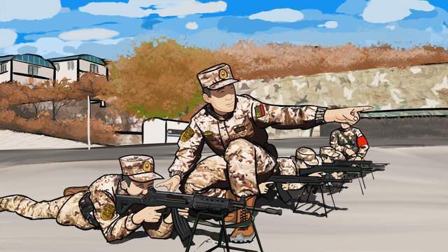 刺杀训练战术训练带你目睹新兵入伍训练的风采一组漫画又是一年征兵季