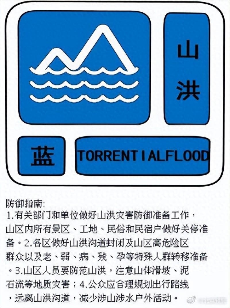 北京发布山洪蓝色预警,房山等6区可能发生山洪灾害