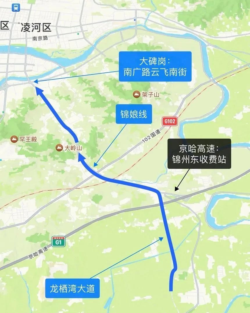 渤海大道地图全程图片