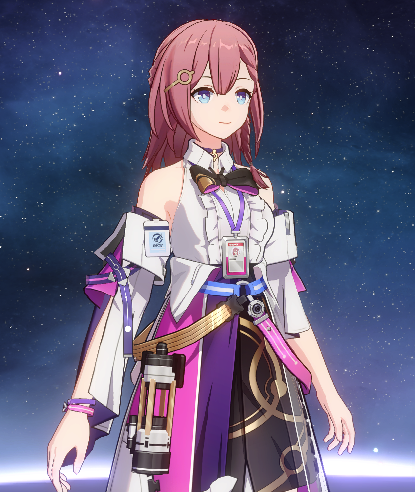 艾丝妲火属性同谐角色,空间站黑塔的站长,出身名门的大小姐.