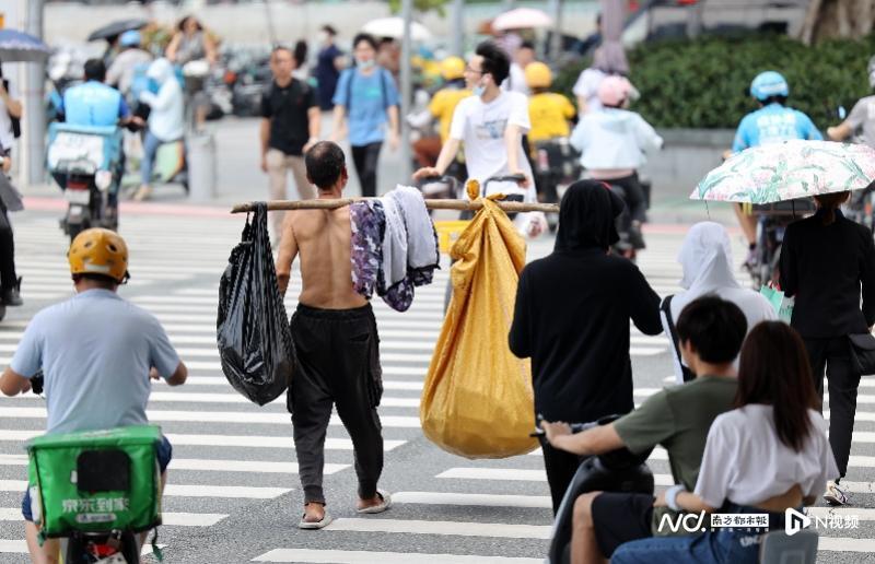 广州破纪录高温刷屏，有监测点竟达42℃，图读市面实景腾讯新闻 0329