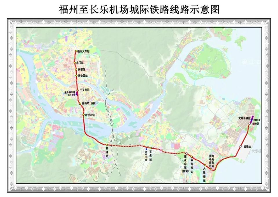 福州四号线地铁线路图图片