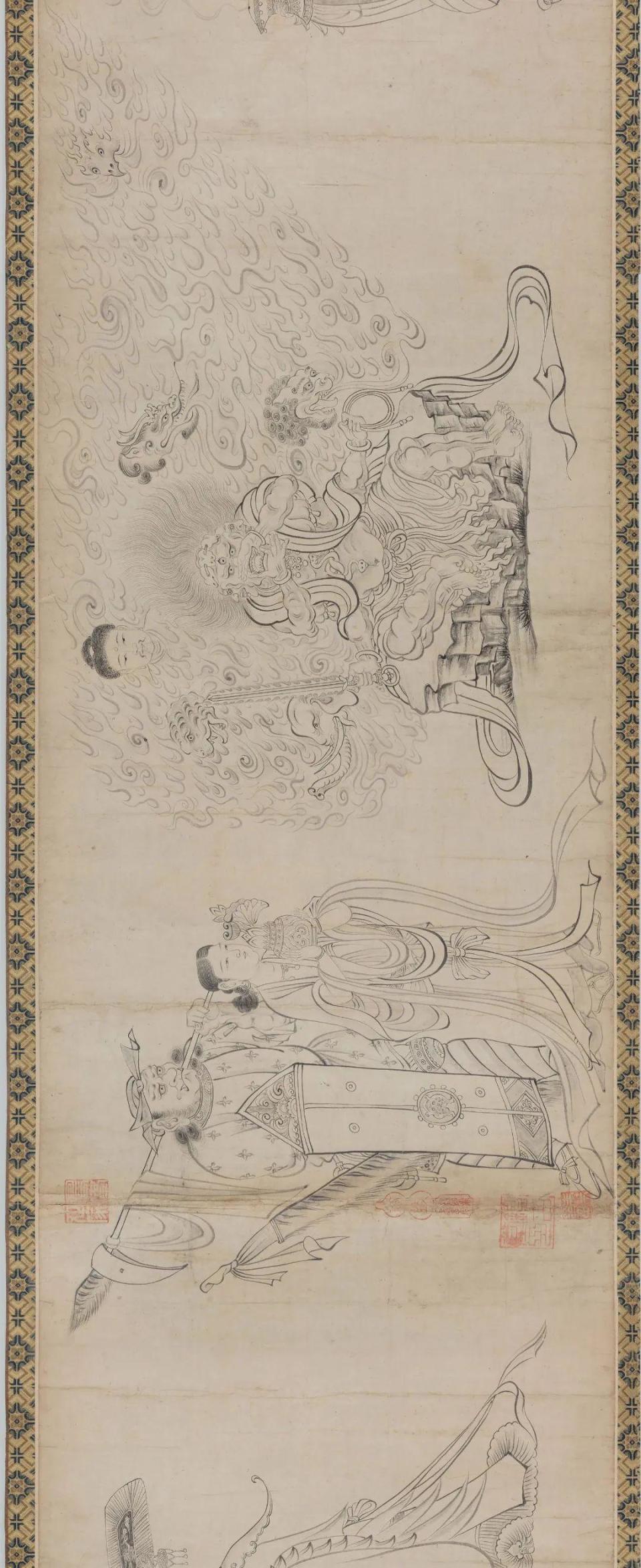 时光褶皱· 大唐画圣吴道子的千年传奇（二）《送子天王图》（日本
