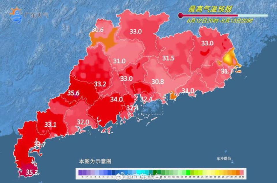 广州全年天气变化图图片