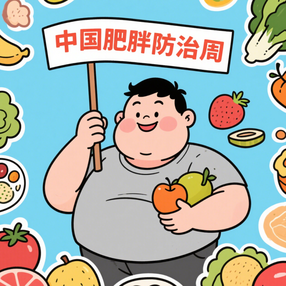 建议将每年6月最后一周定为"中国肥胖防治周"