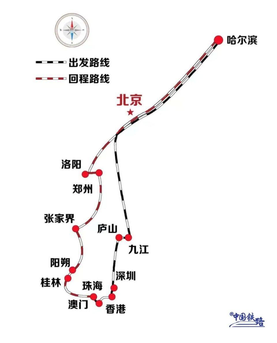 这趟银发旅游列车线路绝佳!