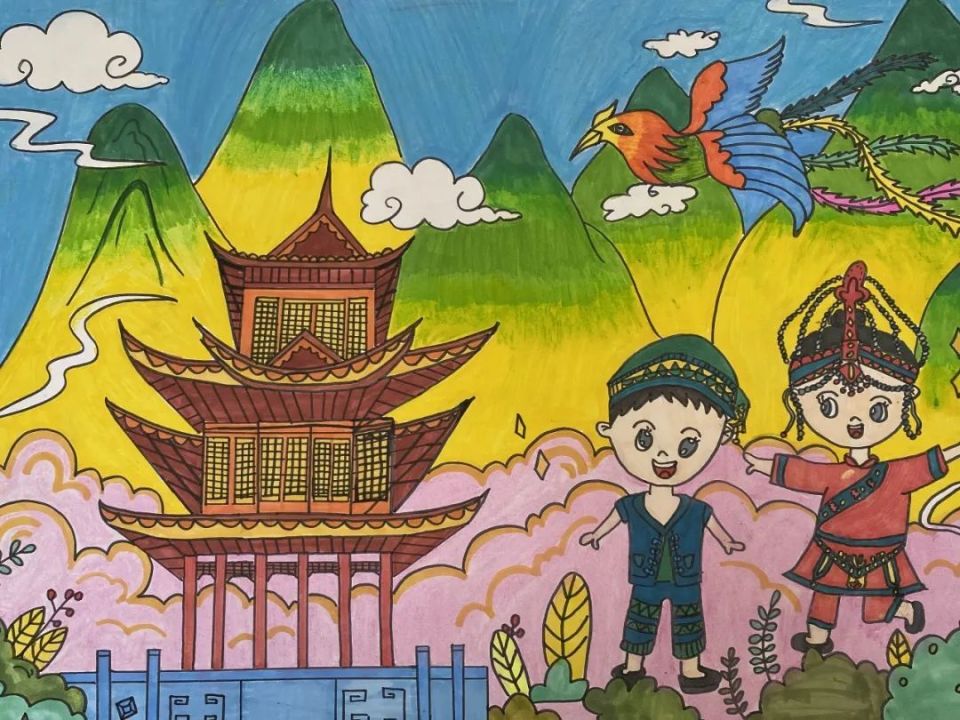 "我心目中的儿童友好城市"主题儿童画征集评选优秀作品展示(第一期)