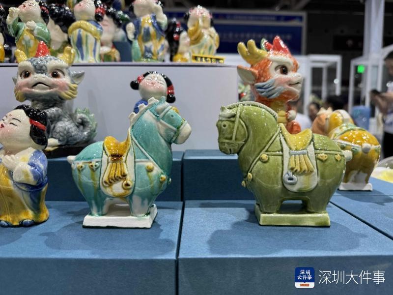 唐三彩"小胖马","中国乐高",文博会上的非遗保护新体验