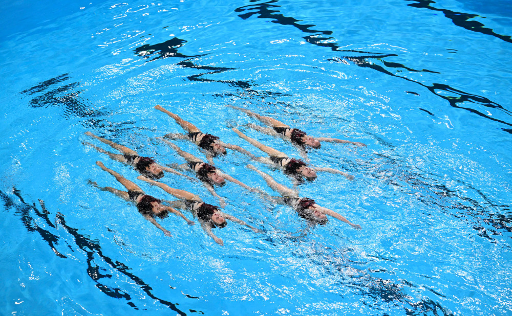 巴黎奥运会|花样游泳——集体技术自选赛况(9)