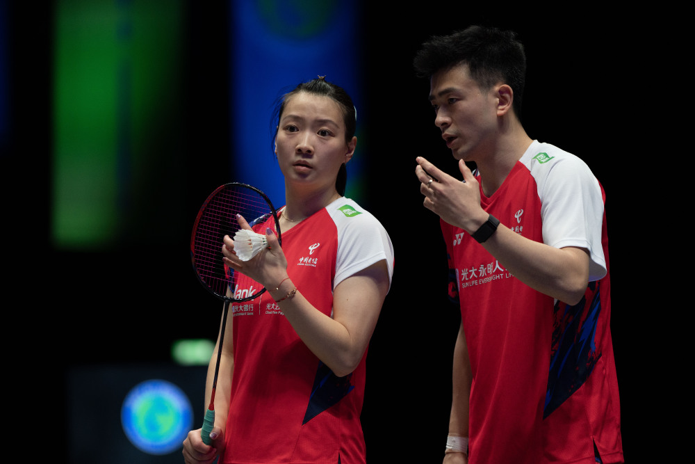羽毛球全英公开赛郑思维黄雅琼晋级混双决赛