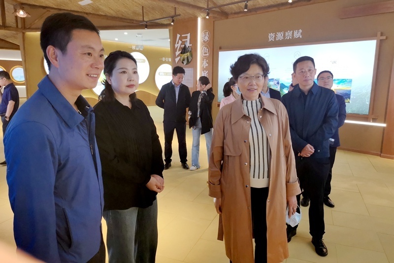 温奇志来我县调研督导现代农业产业园建设工作