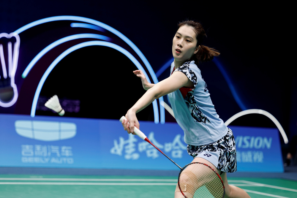 羽毛球女子单打半决赛中国选手陈雨菲晋级决赛