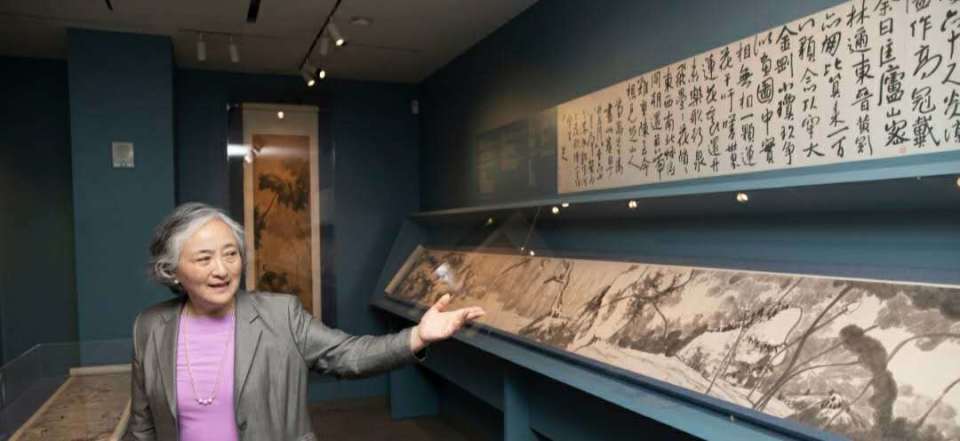 八大山人花鸟画巨制《河上花图》等纽约展出-腾讯新闻