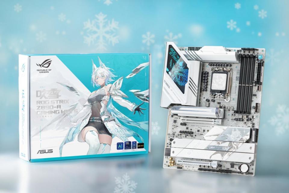 破次元外观再临，Z890颜值代表！ROG STRIX Z890-A GAMING WIFI S吹雪