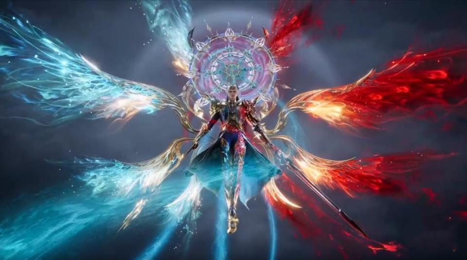 斗罗：唐三双神套装曝光，右手三叉戟左手修罗剑，后背长出修罗魔翼