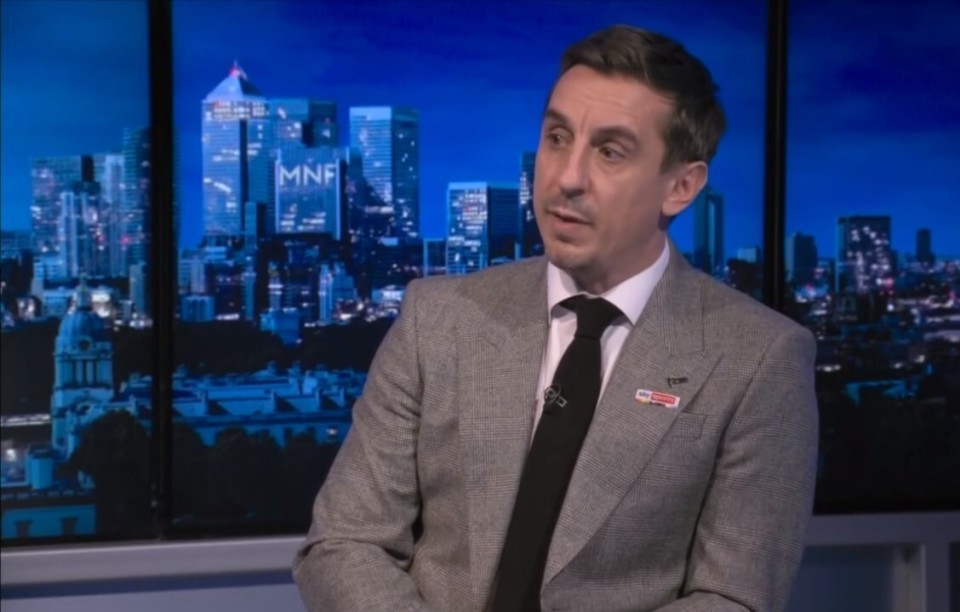 内维尔:索斯盖特本该在半场就换上沃特金斯和戈登