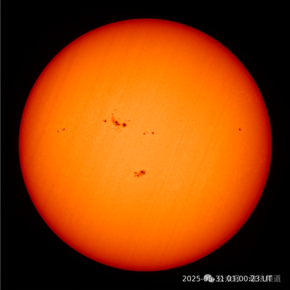 太阳黑子群活动情况  羲和卫星