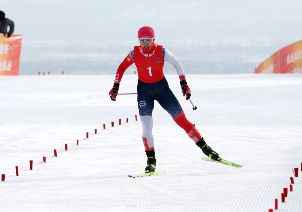 越野滑雪——公开组女子双追逐赛况