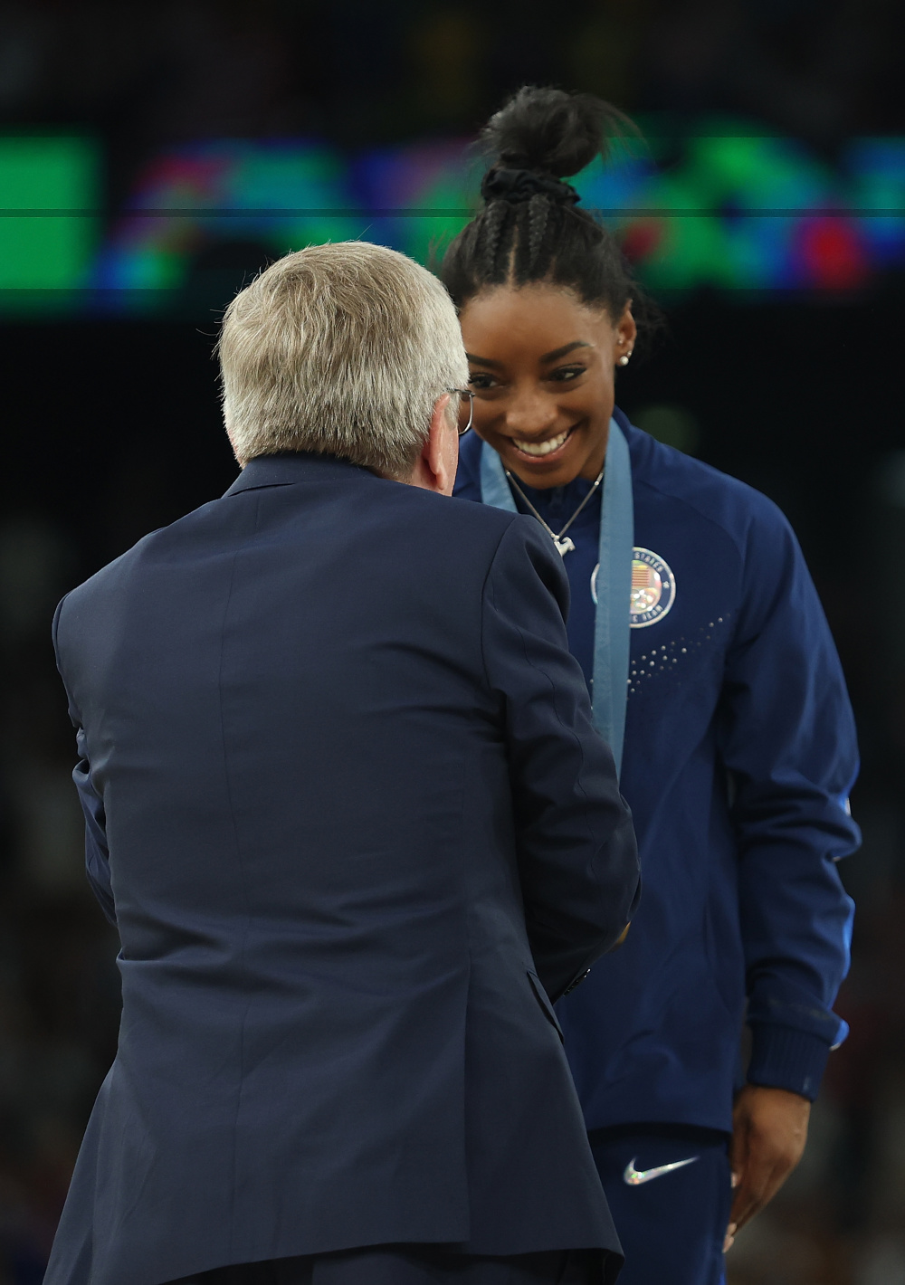 巴黎奥运会丨体操——女子个人全能决赛:美国选手拜尔斯夺冠(3)