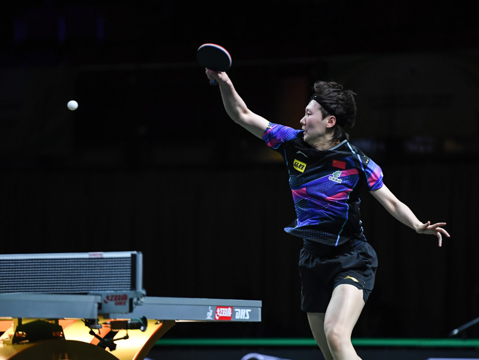 体育乒乓球世乒赛王曼昱晋级女单八强2