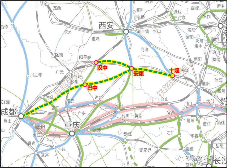 成巴高铁规划图片