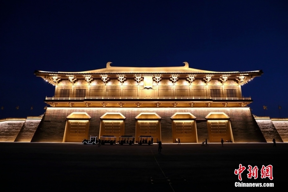 西安丹凤门夜景如画