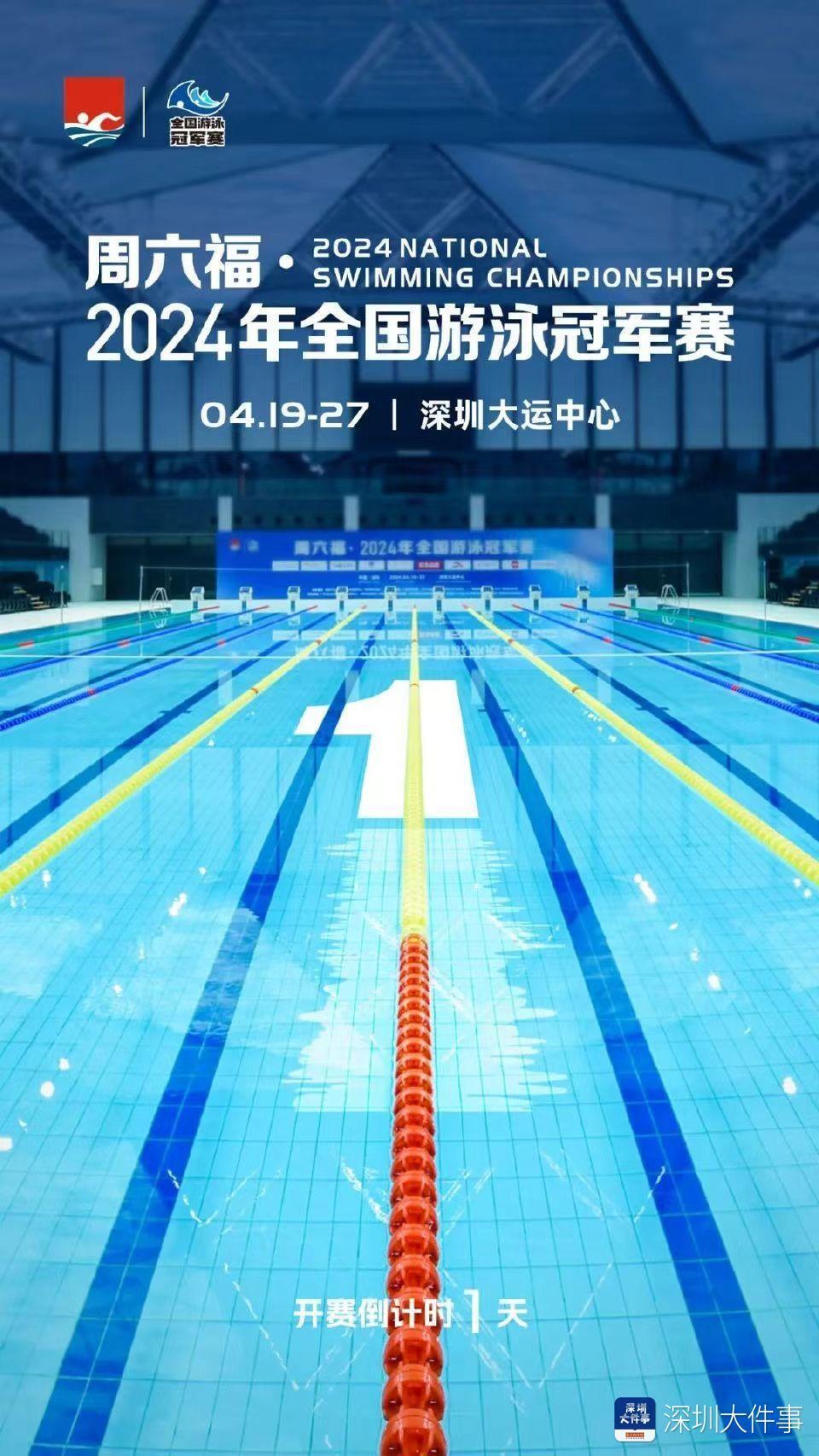赛事筹备精细酒店预订激增全国游泳冠军赛19日龙岗开幕