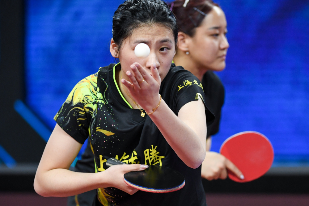 乒乓球——2023中国乒超联赛总决赛开赛(2)