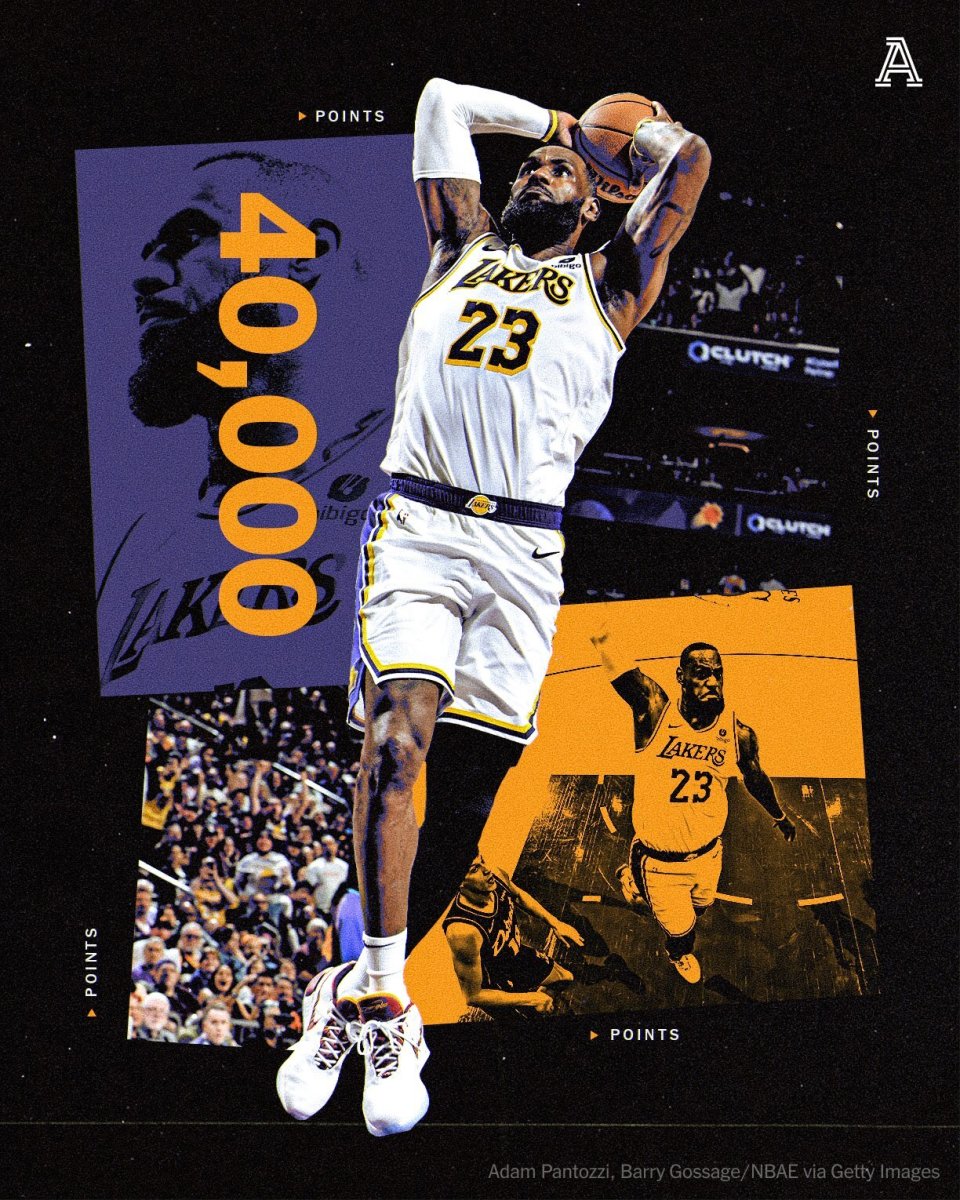 兄弟们存图啦詹姆斯40000分海报合集哪张最好看