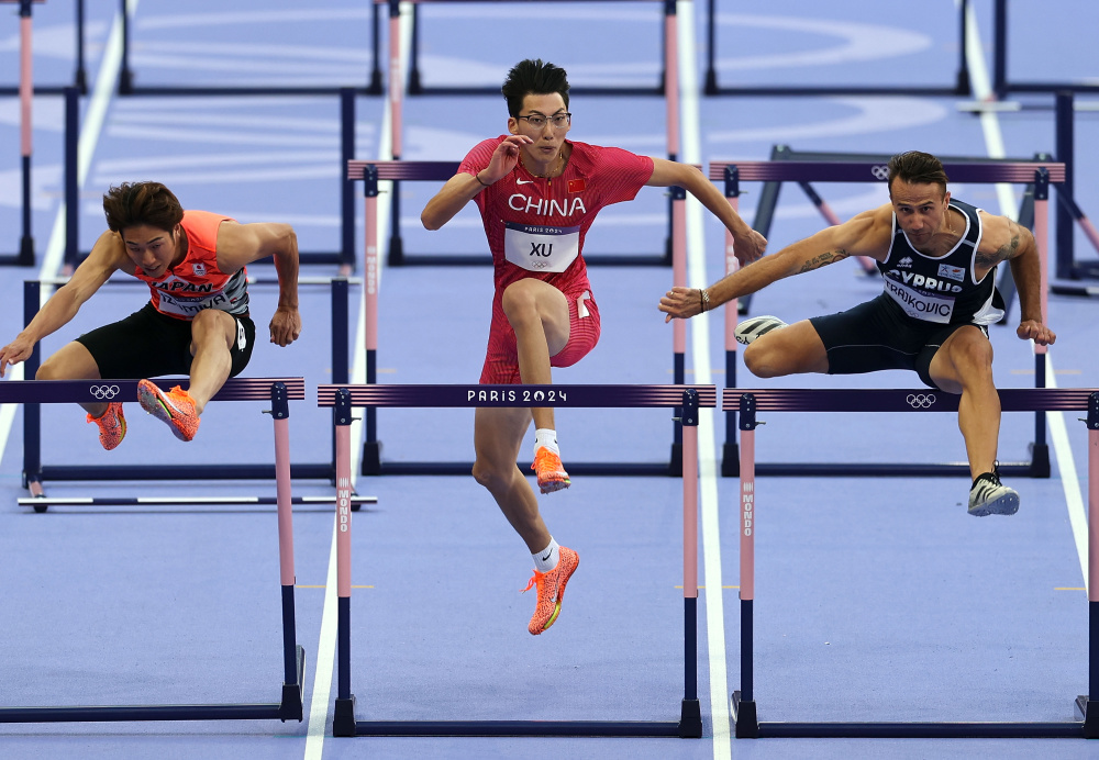 巴黎奥运会丨田径——男子110米栏赛况(19)