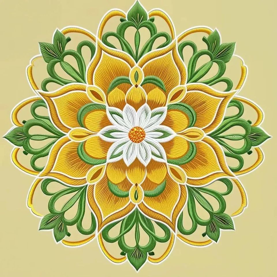 花型纹样 | 对称之美