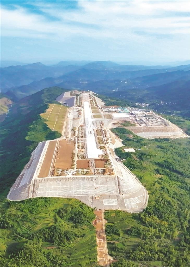 贵州黔北(德江)民用机场工程项目正在争分夺秒紧张进行