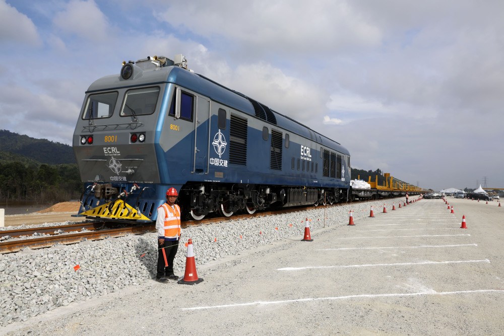 马来西亚东海岸铁路轨道工程启动