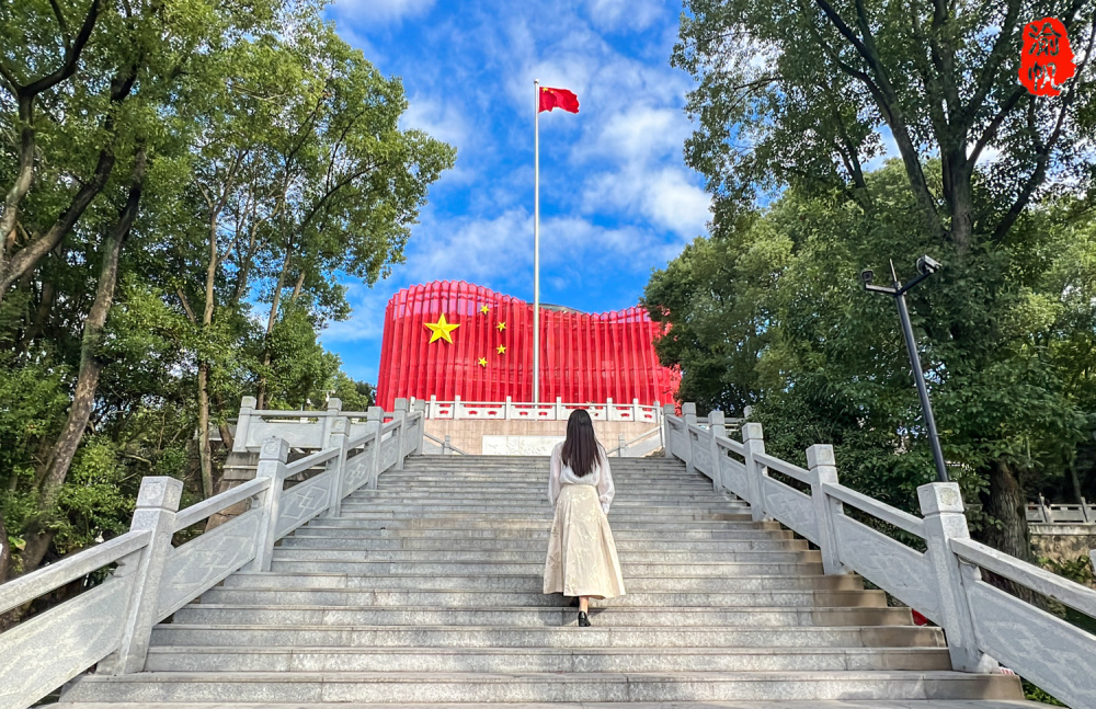 瑞安之旅第二日:参观国旗馆,闲逛水产城,游览九珠潭,悠游幸福谷_腾讯