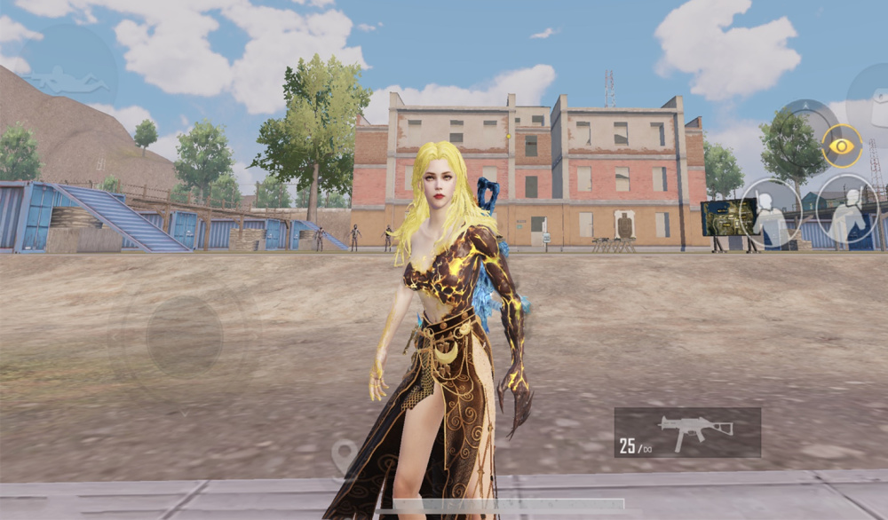 "吃鸡"新军需"神域金皇",男角色扳回一局,原地不动帅到起飞_腾讯新闻