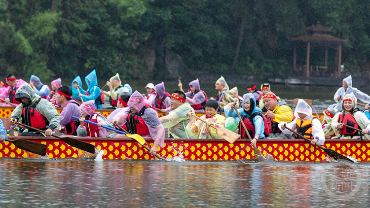 第三届成渝双城亲子龙舟赛:雨中激战显亲子情深,文化交融促旅游新活力