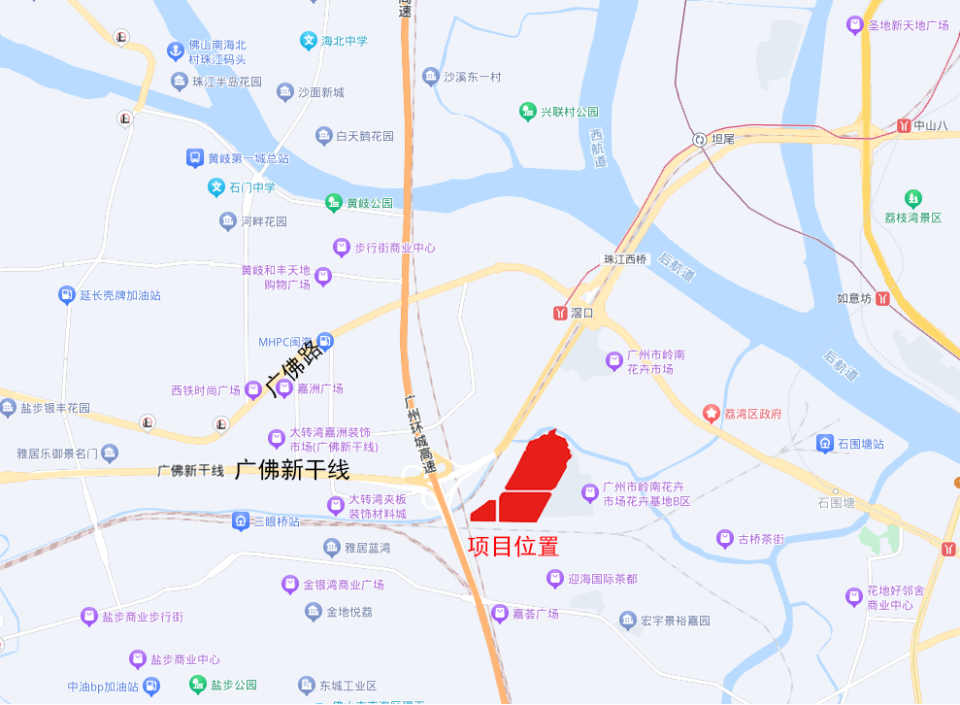 大沥镇黄岐东秀成片征收回迁项目地块正式挂网,广佛湾南海片区规划