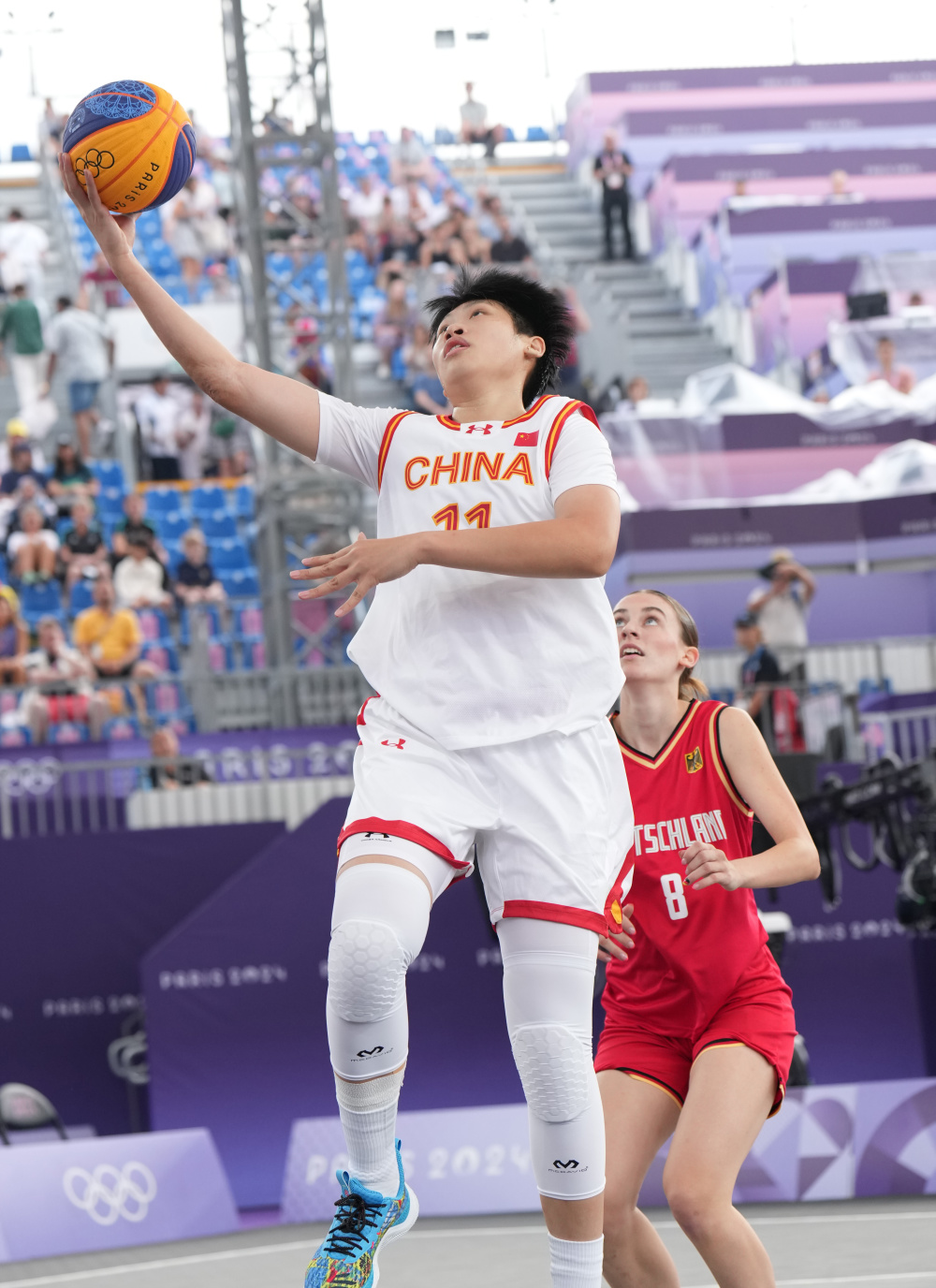 巴黎奥运会 | 三人篮球——女子分组循环赛:中国队不敌德国队